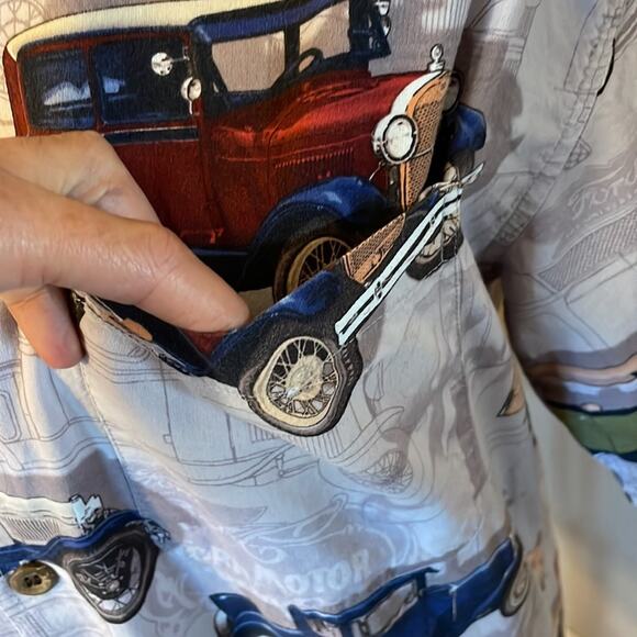 David Carey Ford Heritage Print Casual Button-Up - Picture 7 of 8